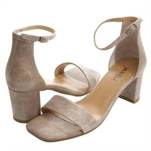 NEW VANELI women's meryn ankle strap sandal in tobacco moen